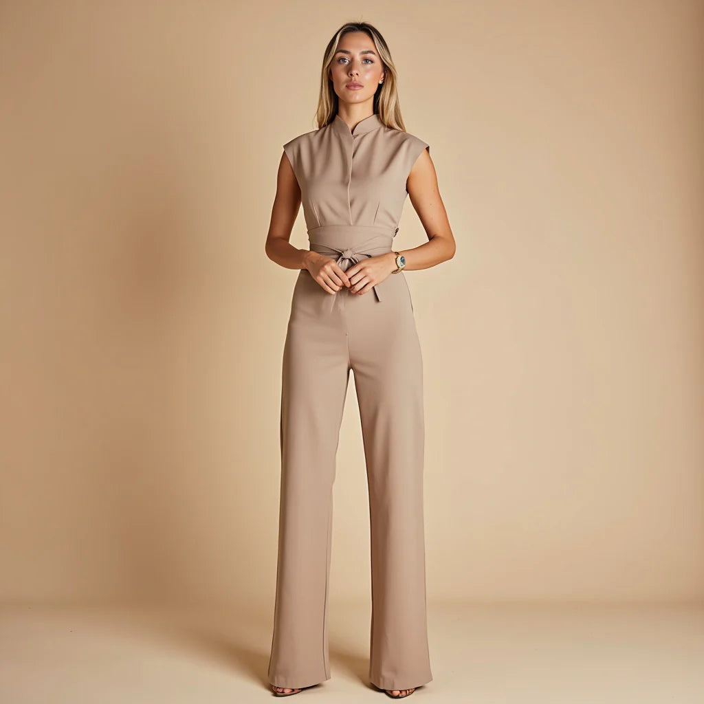 Emma | Ermeløs Jumpsuit med Eleganse & Komfort