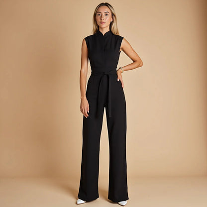 Emma | Ermeløs Jumpsuit med Eleganse & Komfort